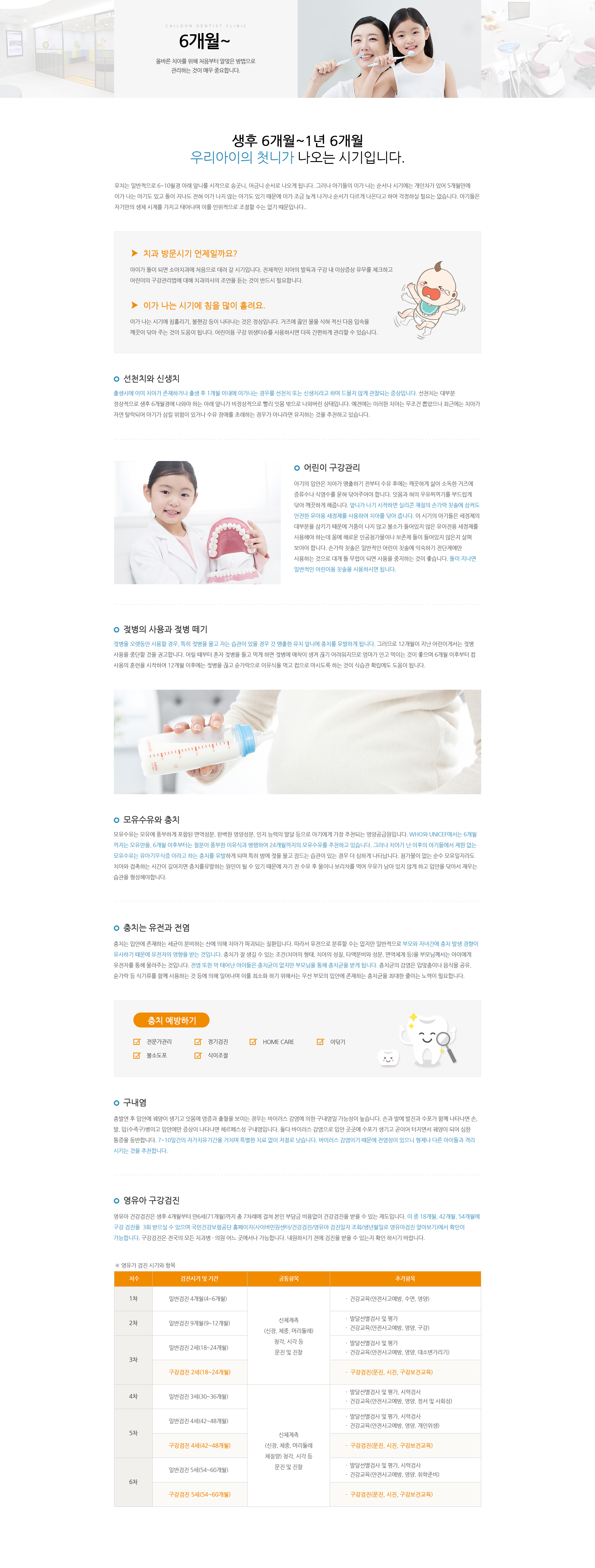 소아치과상식 (6개월~)